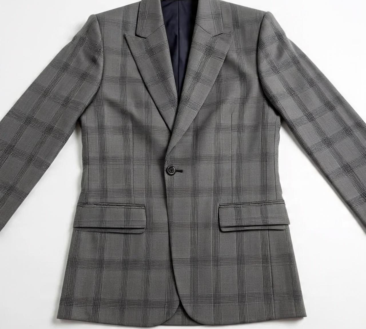 gray_plaid_tailored_blazer_laid_flat_on