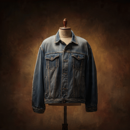 Poppy Retro Rider Denim Jacket